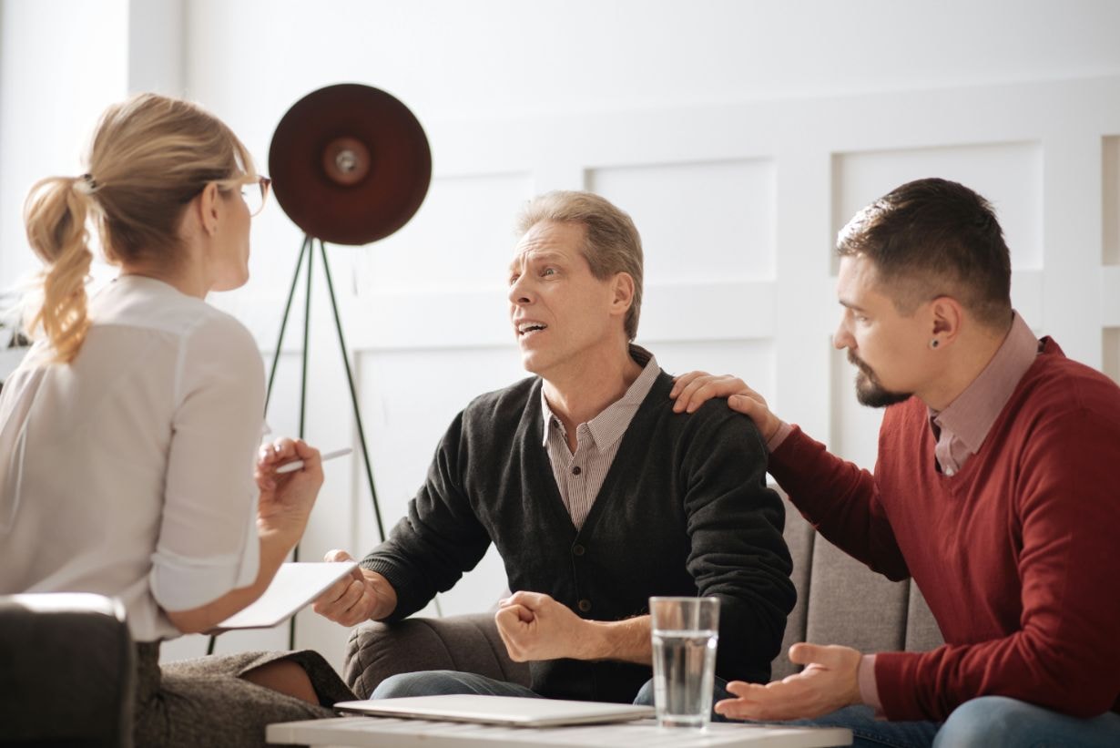 Counselling sessions for an adult man